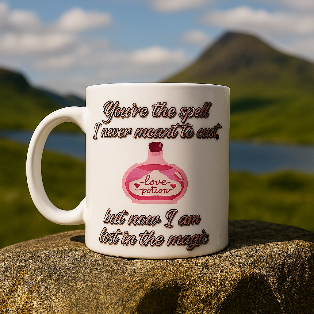 You’re the spell I never meant to cast, but now I’m lost in the magic