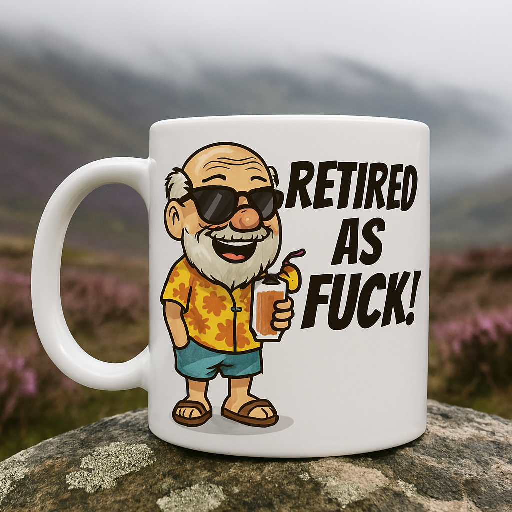 Humour - "Retired as fuck"