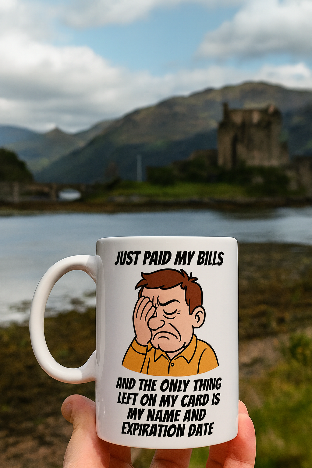 Humour "Just paid my bills, and the only thing left on my card is my name and expiration"