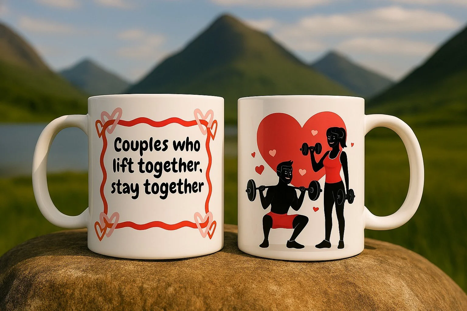 "Couples who lift together, stay together"