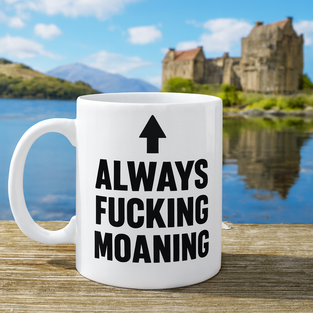 Sarcasm - "Always fucking moaning"