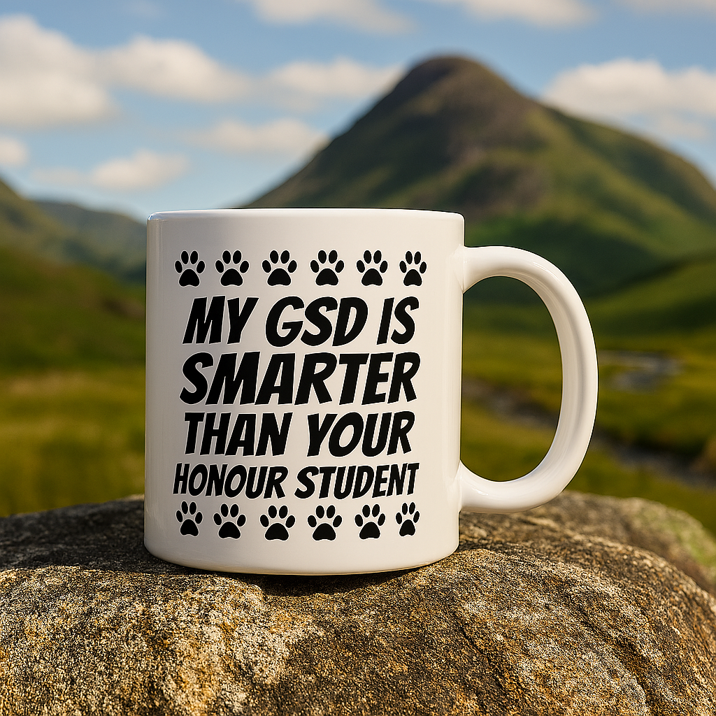 “My GSD is smarter than your honour student” + Choice of Image