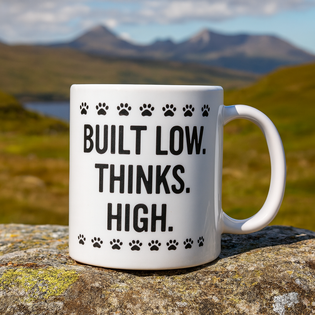 "Built low. Thinks high." + Choice of Image