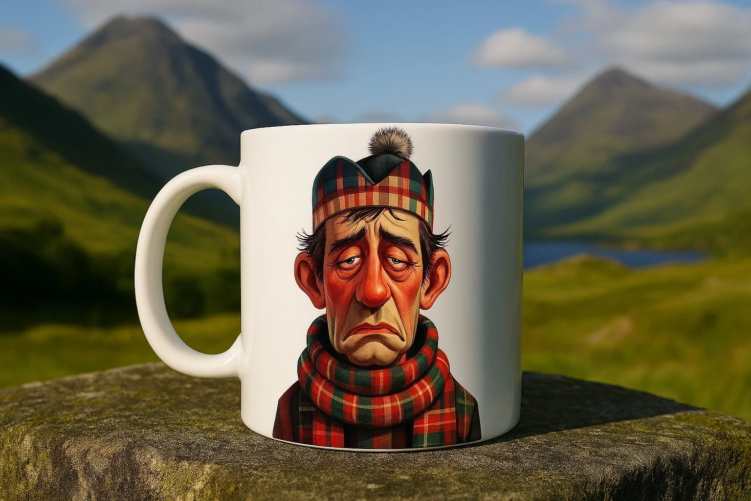 Scottish "Peely Wally " Mugs – Choose Your Phrase – Name or Graphic