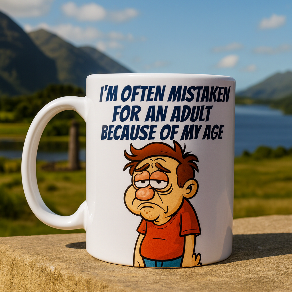 Humour - "I’m often mistaken for an adult because of my age"