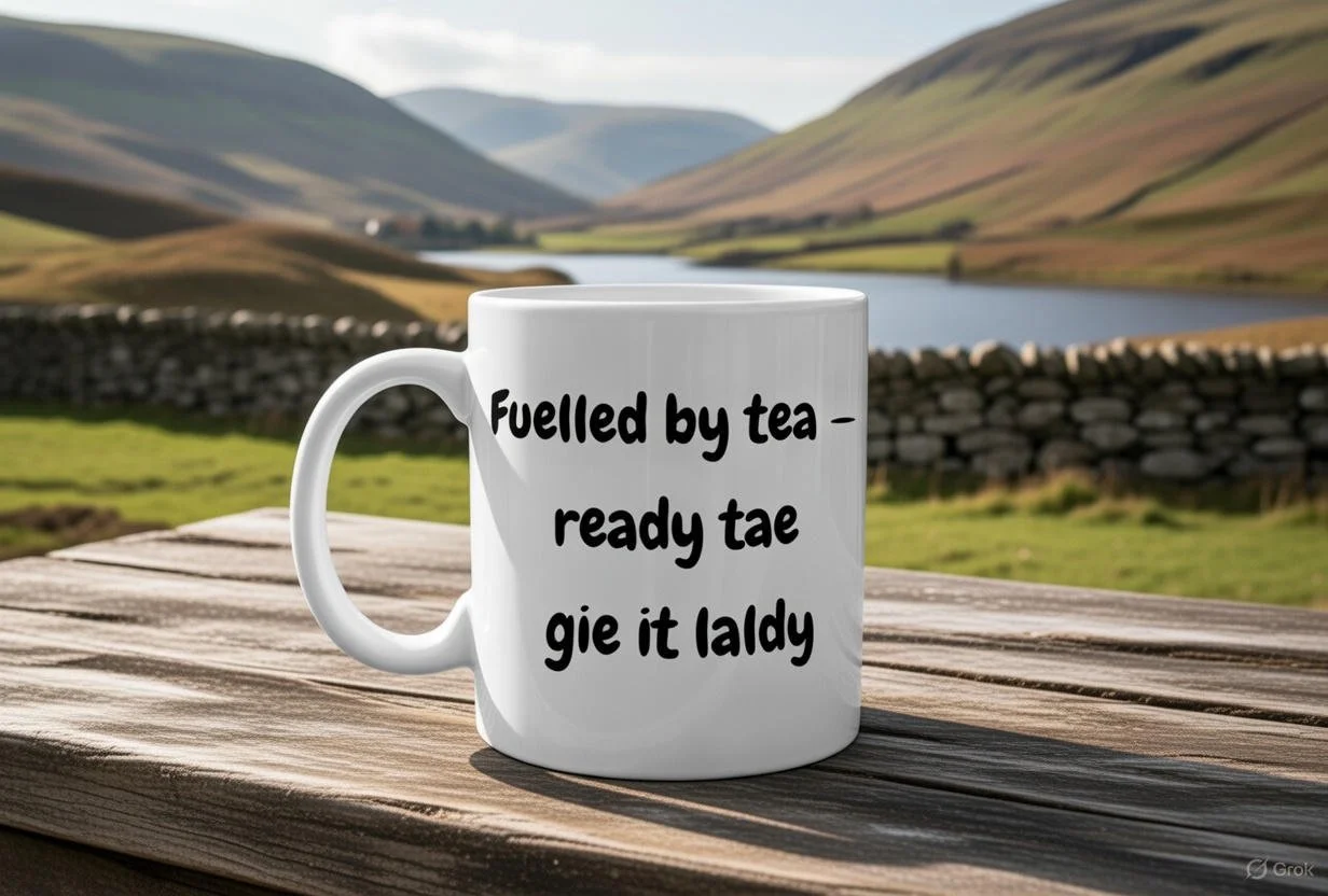 Fuelled by tea — ready tae gie it laldy.jpg