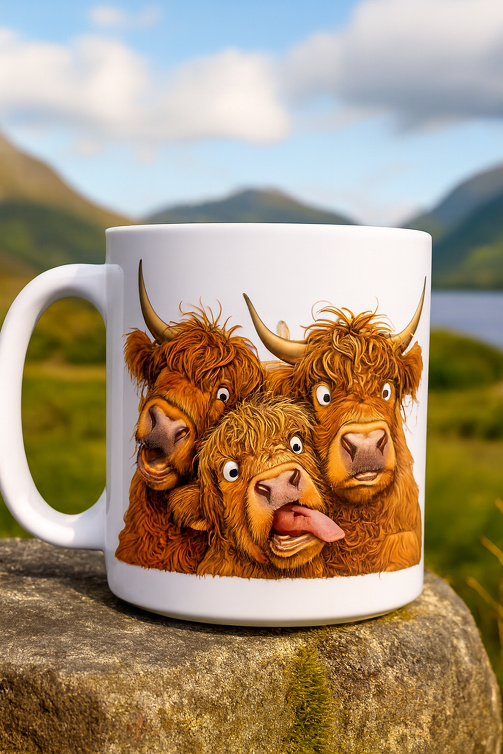 Scottish Dialect - Highland Coos - – Choose Your Phrase  and Graphic
