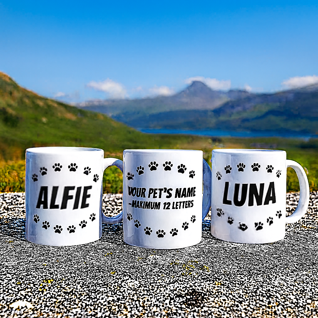 Your Dogs Name + Choice of Image