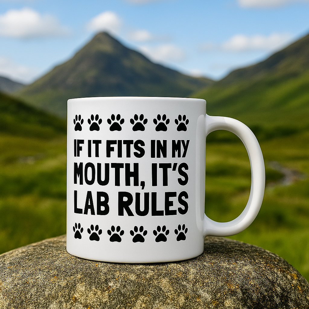 If it fits in my mouth, its lab rules mug.png