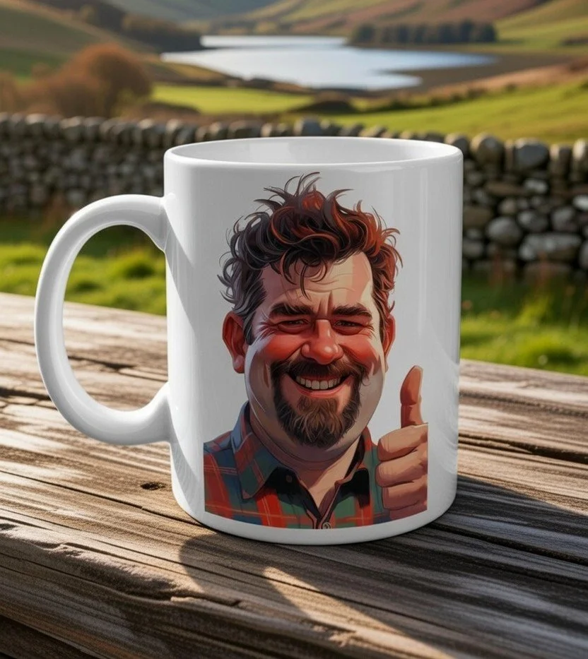 Scottish Dialect Mug - "Gon Yersel!" - Choose Graphic and Phrase