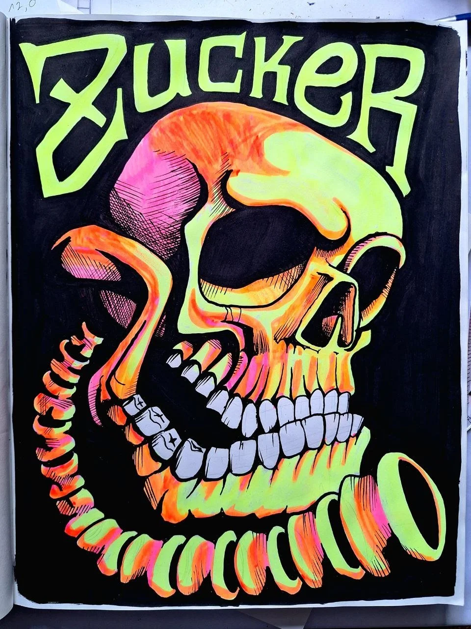 "Zucker" / Illustration / 27 cm x 35 cm / 2026