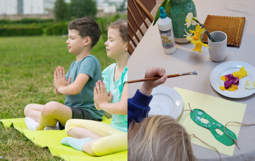 Kids yoga &amp; Nature crafts 
