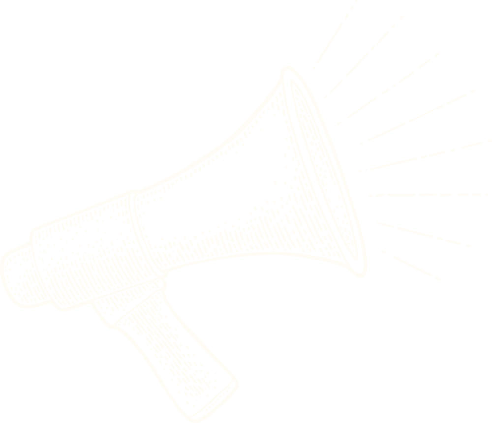 Vintage Megaphone Illustration