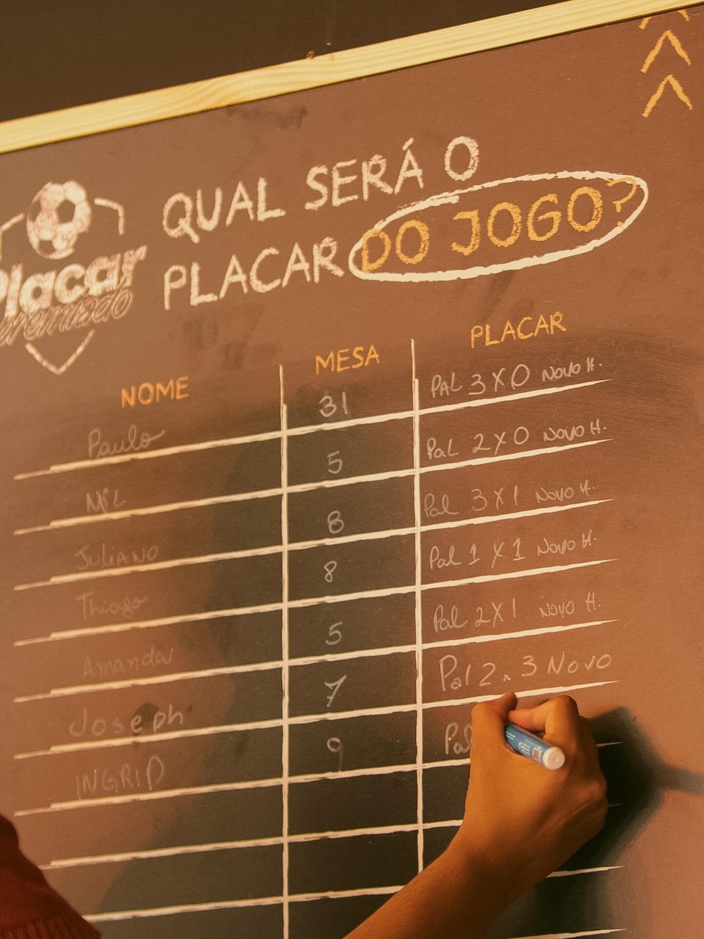 Preparado para dar o palpite da rodada? ⚽️
O Placar Premiado est&aacute; esperando o seu palpite e a sorte pode valer um chopp gelado! J&aacute; sabe qual &eacute; o resultado do jogo de hoje?
Corre pro BKIN e garanta o seu palpite antes do apito ini