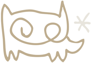 Cartoon drawing of a pig with a star next to it.