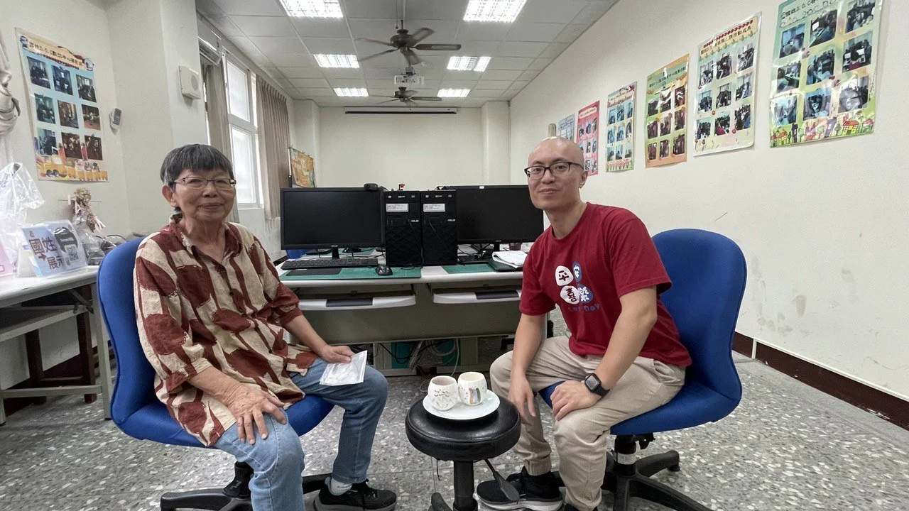 2025年，專訪陳金枝合照