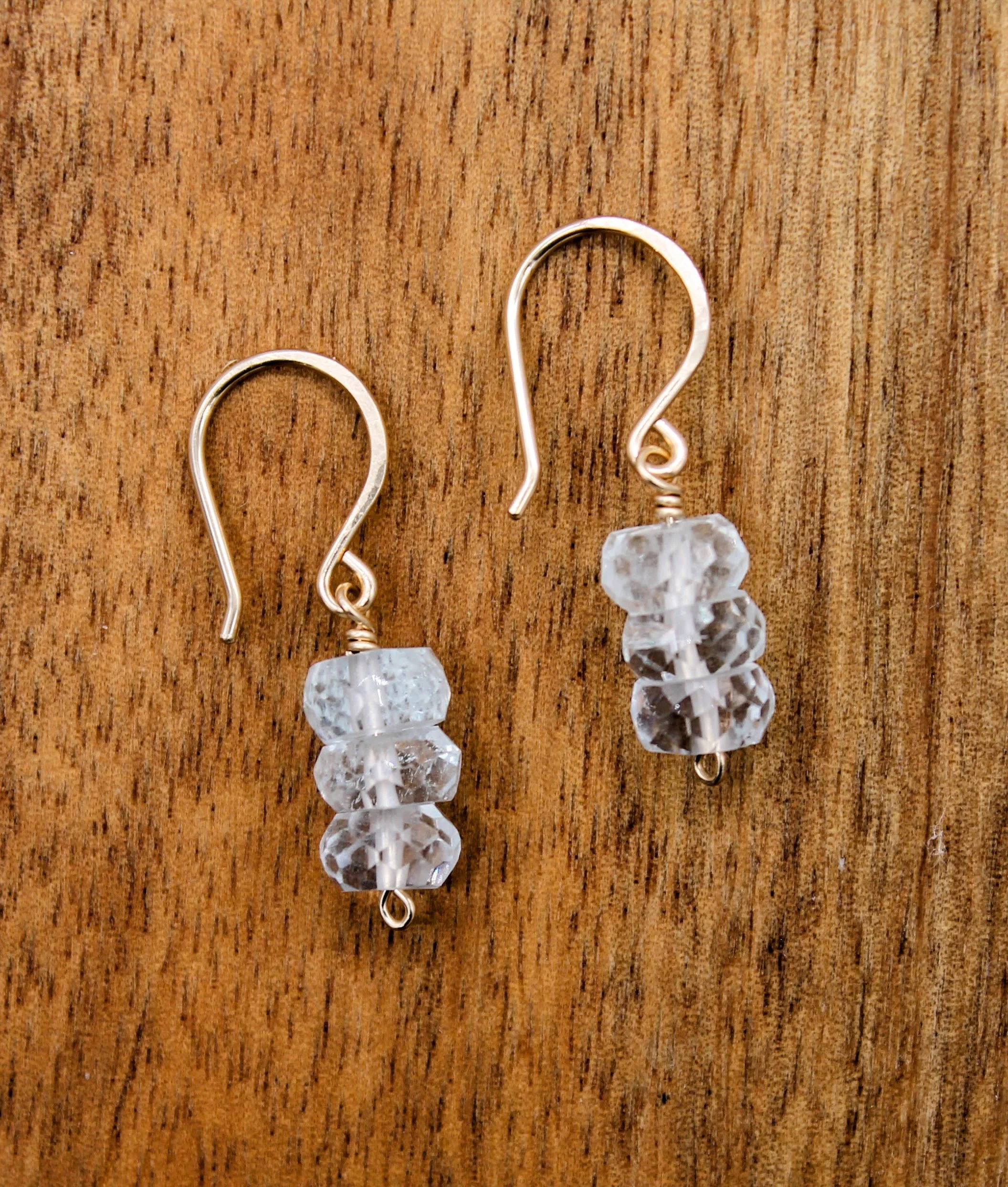 Aquamarine Stack Earrings