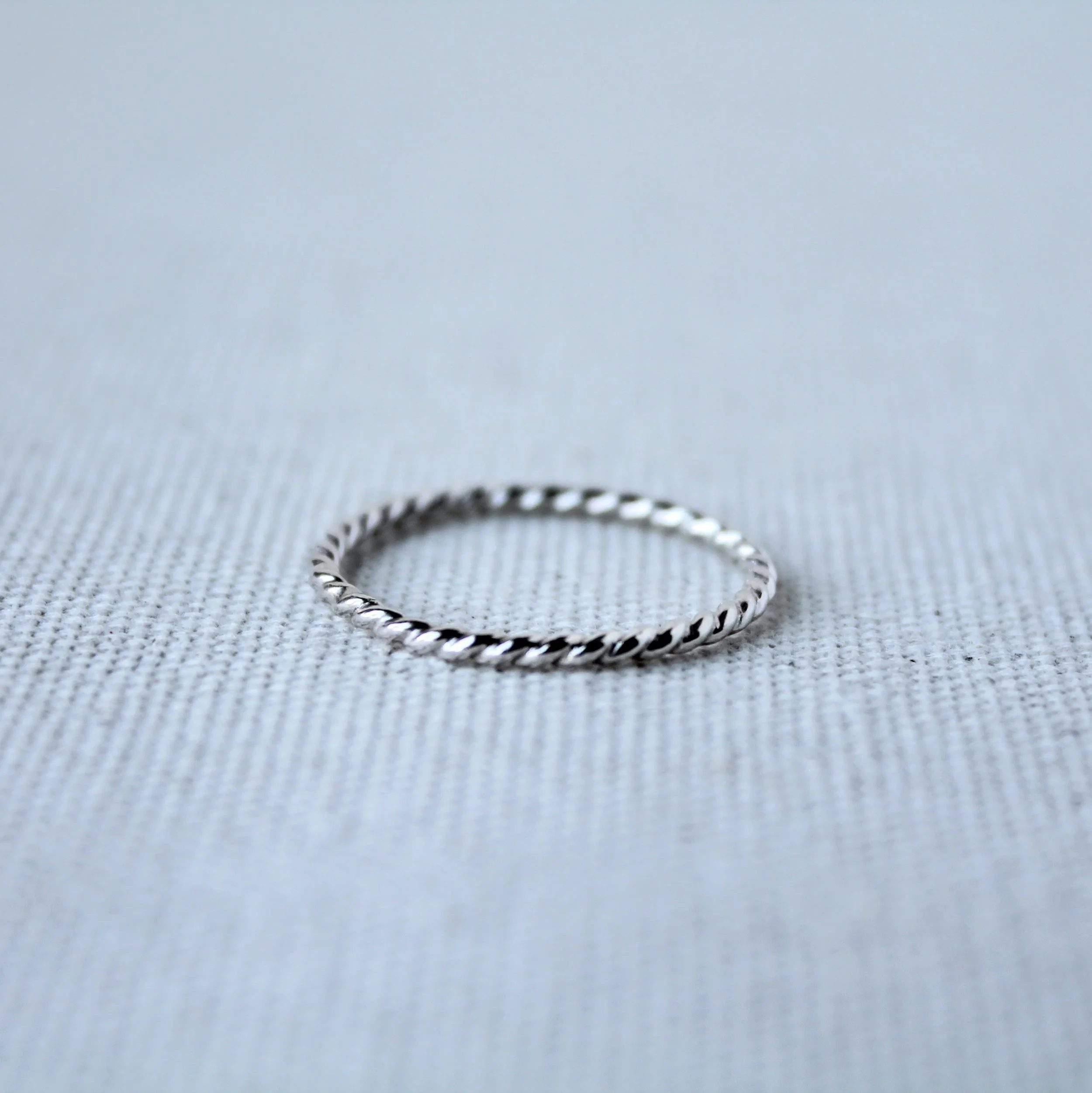 Twist Band Stacking Ring