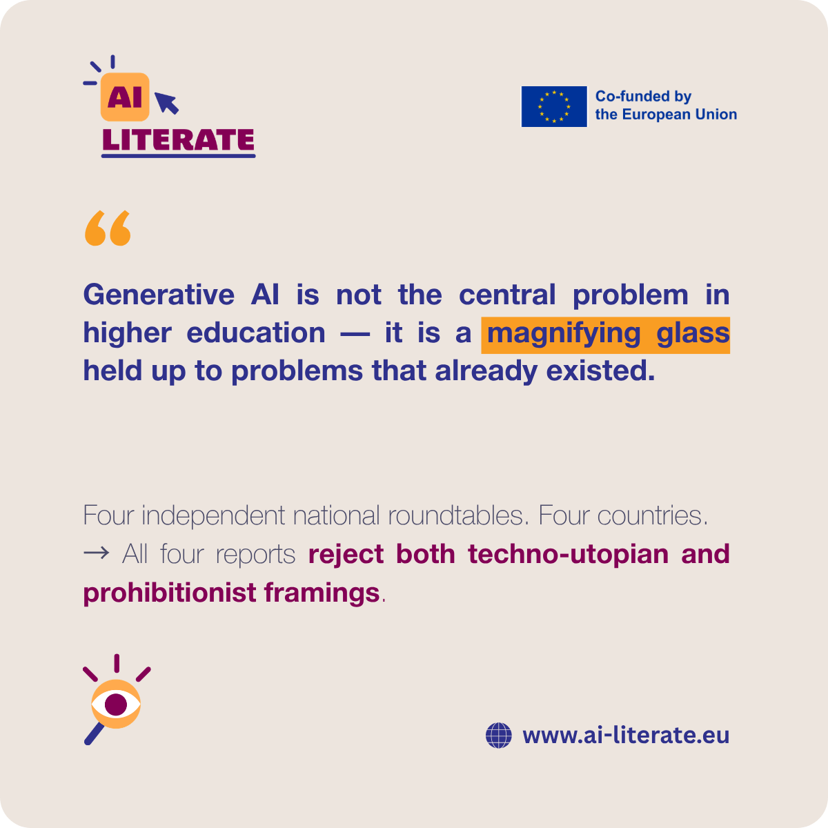 AI Literate Project Publishes Four National Roundtable Reports on Generative AI in Higher Education