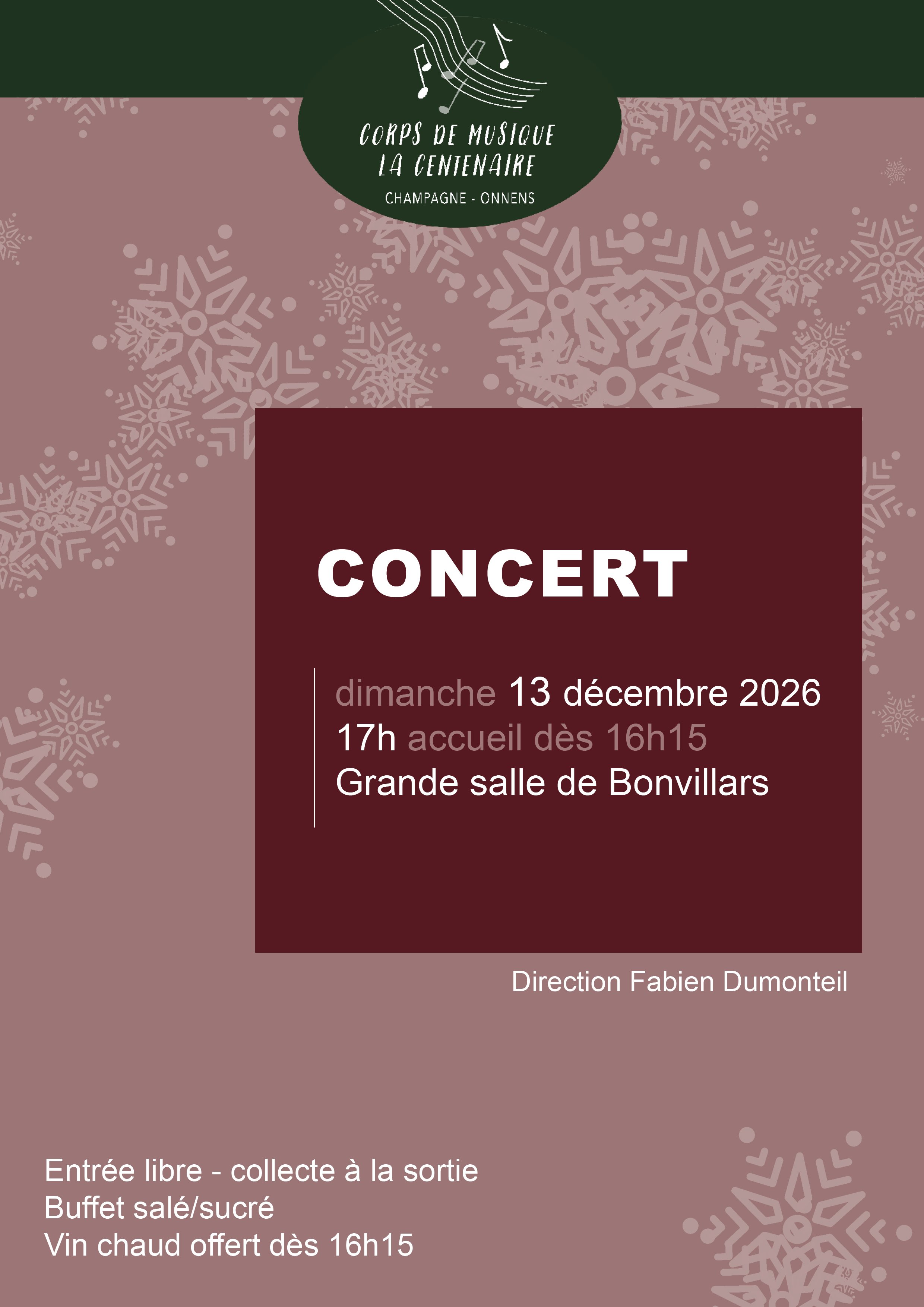 Concert de décembre 2026