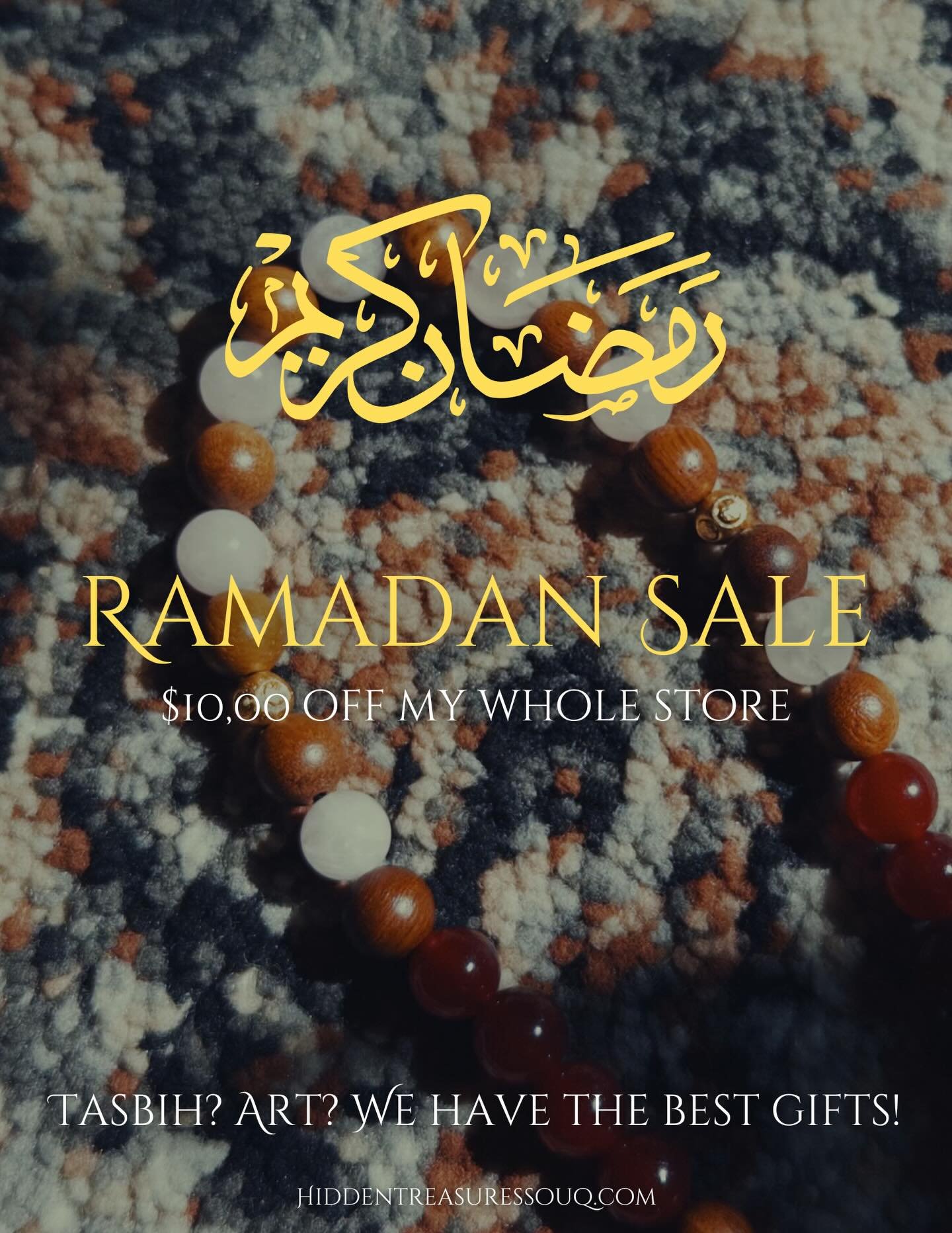Need an Eid gift, trust me when I say that we have something that they don&rsquo;t, everything is handmade and natural.🌹📿 #ramadan #eid #smallbusinessowners #muslim #handmade