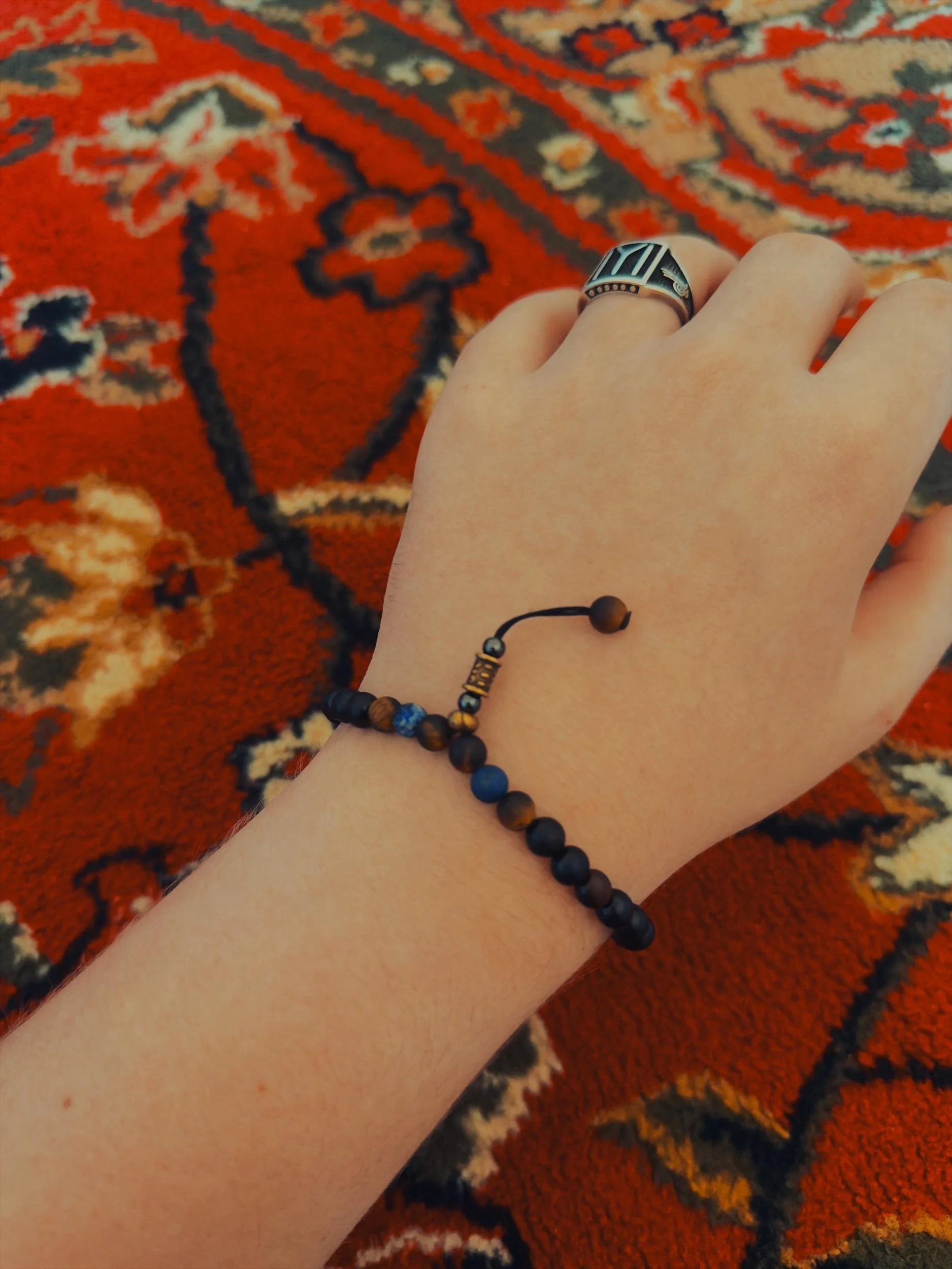 The Traveler Tasbih: The Sultan Edition. Handmade 33 Bead Tasbih Bracelet.