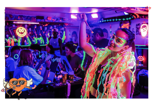 Neon Painting: Fireworks