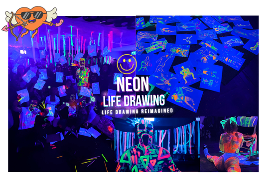 Neon Life Drawing