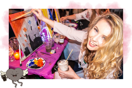 Drink &amp; Draw: Cherry Blossoms