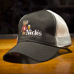Nick’s Trucker Hat – Black & Whiteboard