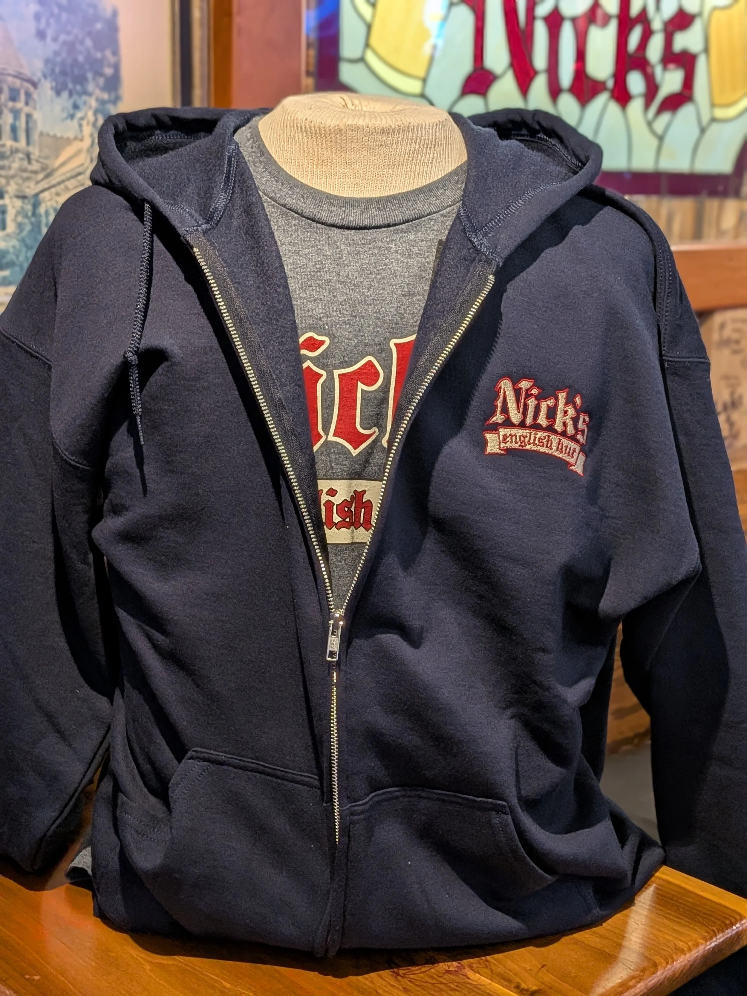 Nick’s Full-zip Hoodie – Navy