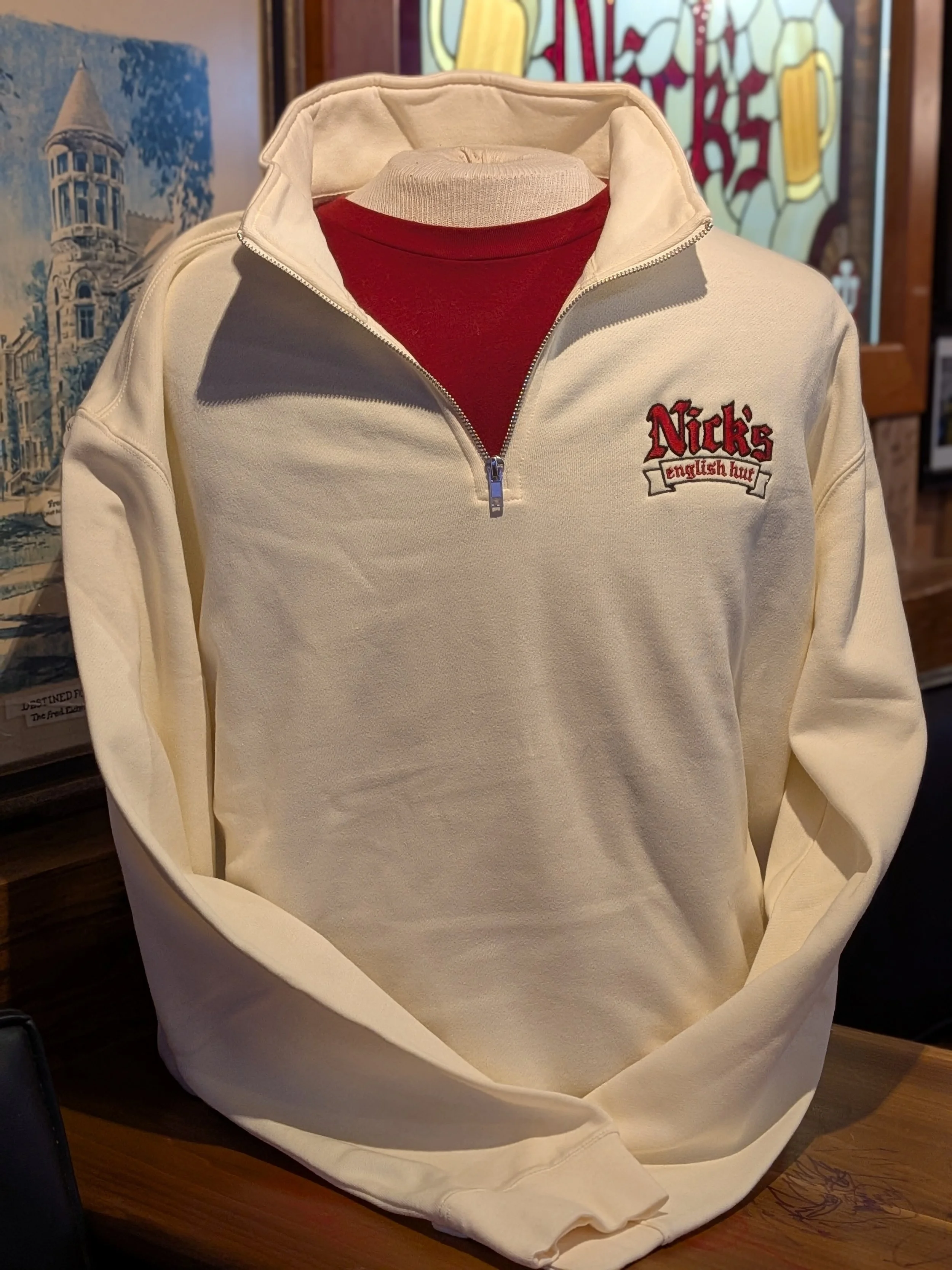 Nick's Quarter-Zip (Cream)