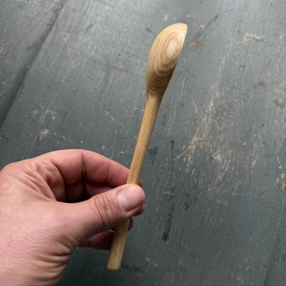 Hand Carved Silver Birch Small Serving Spoon | Handmade Wooden Spoon