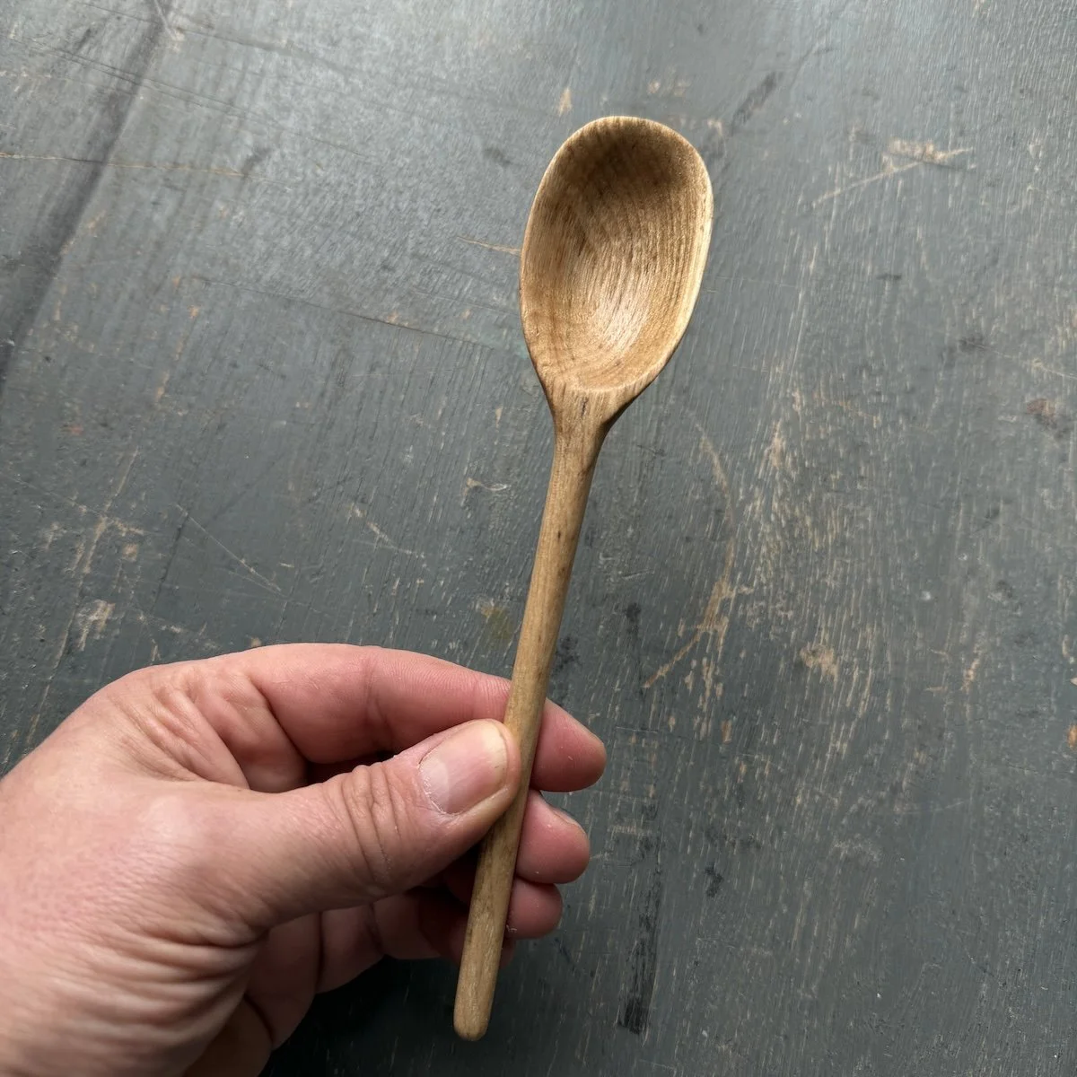 Hand Carved Spalted Birch Wooden Spoon | Hand Carved Wooden Spoon UK