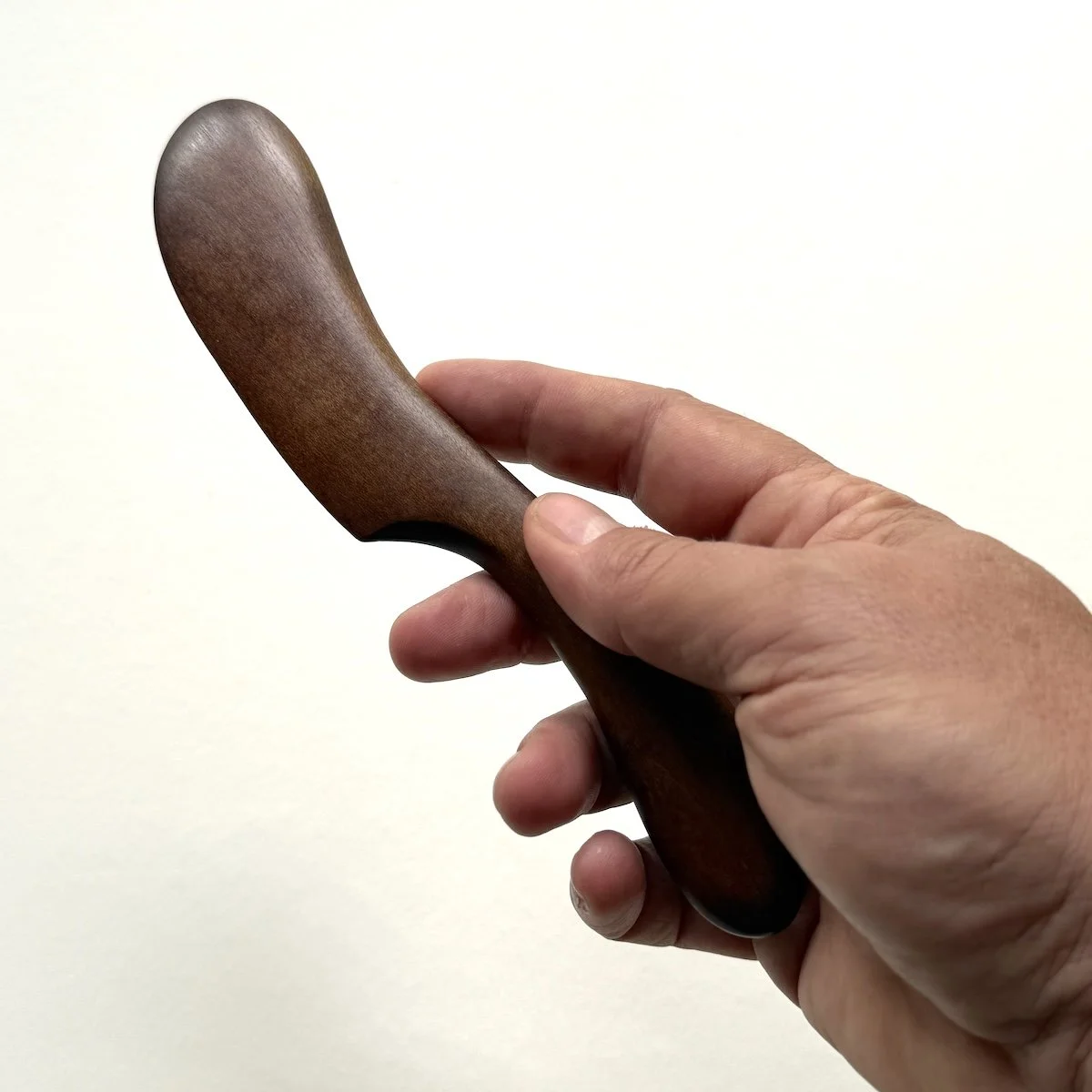 Hand Carved Ebonised Sycamore Spreader | Hand Made Wooden Spoons & Utensils