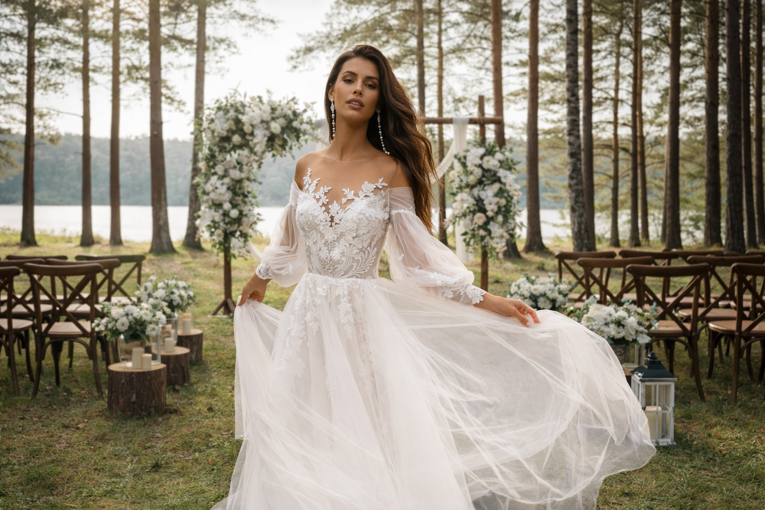 Brautkleid Landhochzeit – welches Kleid passt zu Scheune, Rittergut &amp; Landgut?
