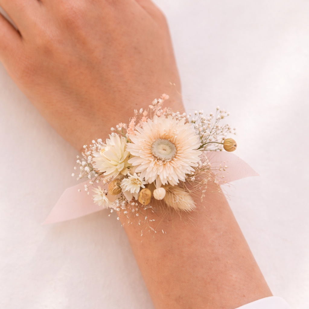 Schmuck aus Trockenblumen