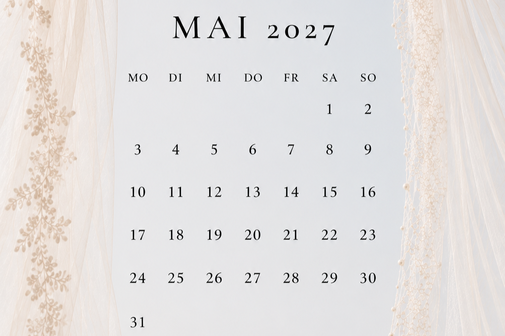 Die schönsten Hochzeitsdaten 2027 
