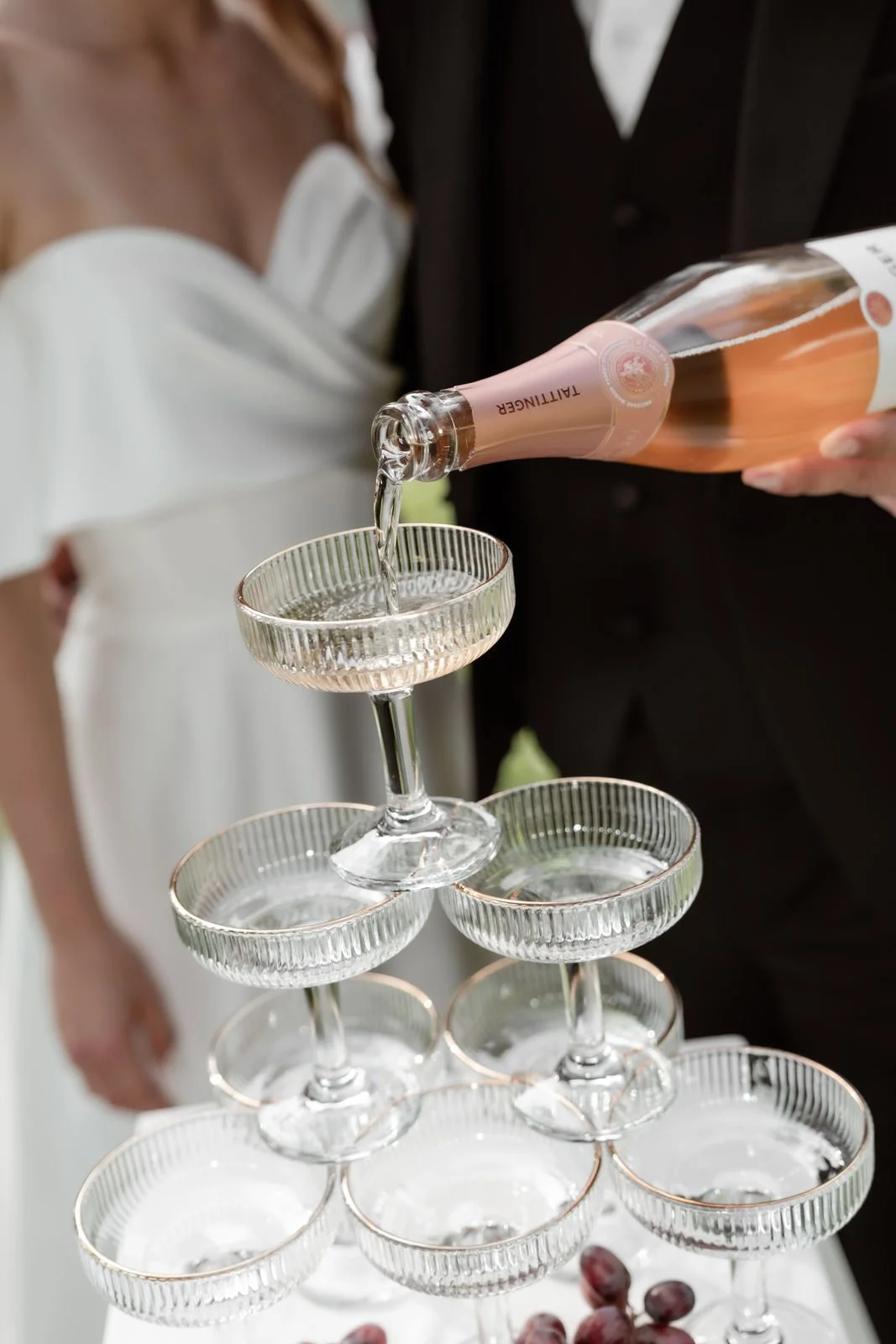 Champagner Hochzeit