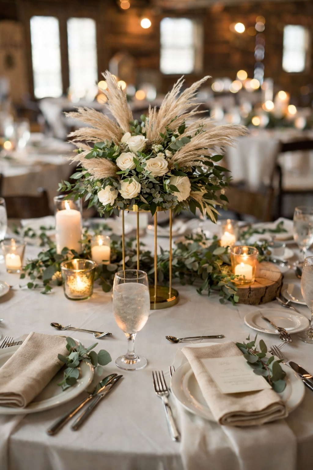 Landhochzeit Tischdeko