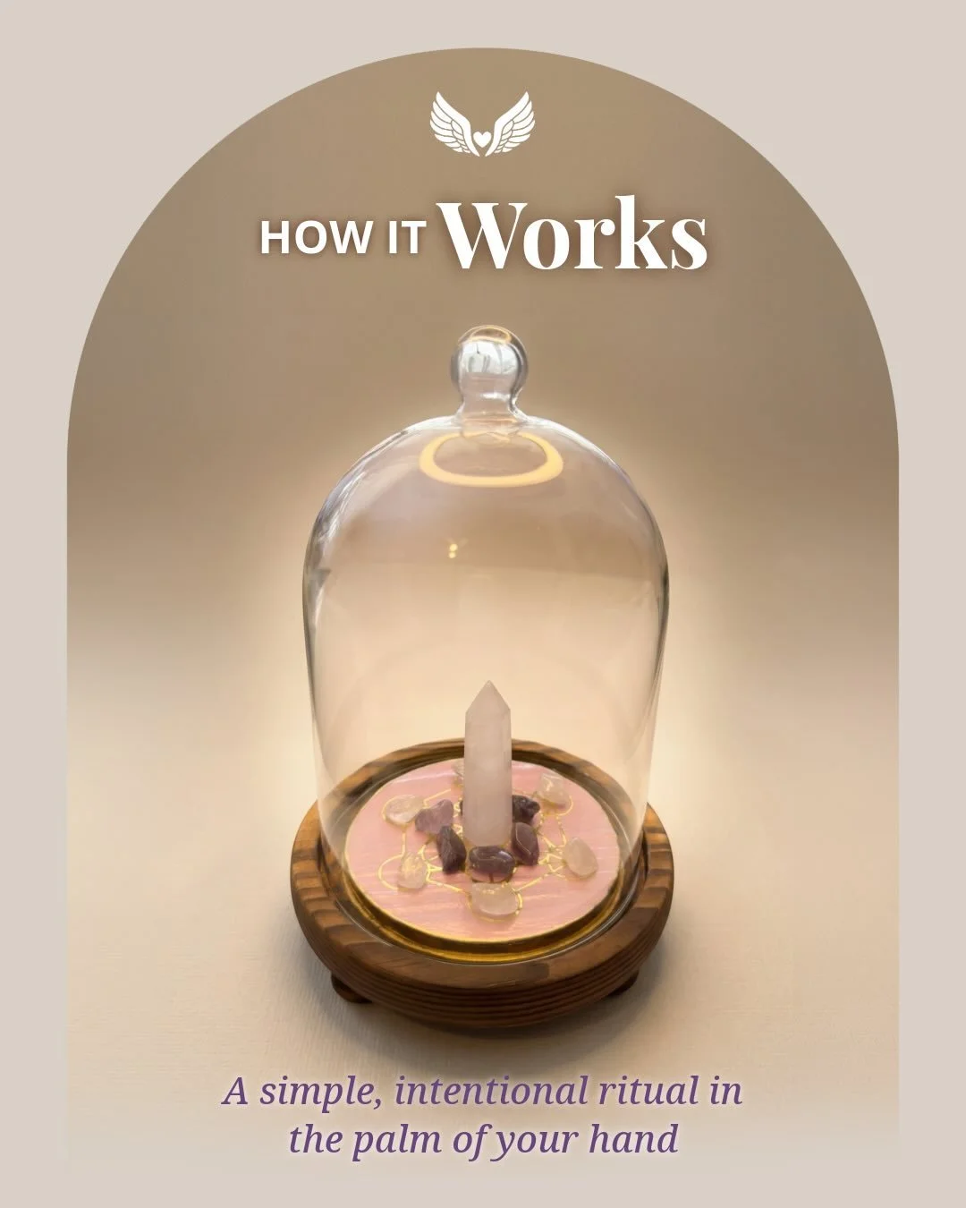 How it works
A simple, intentional ritual you can return to anytime.
Choose your intention, place your mini grid, and let it hold the energy for you.
Each Sanctuary Mini comes with everything you need to begin. #SanctuaryMiniGrids #CrystalGridArt #In