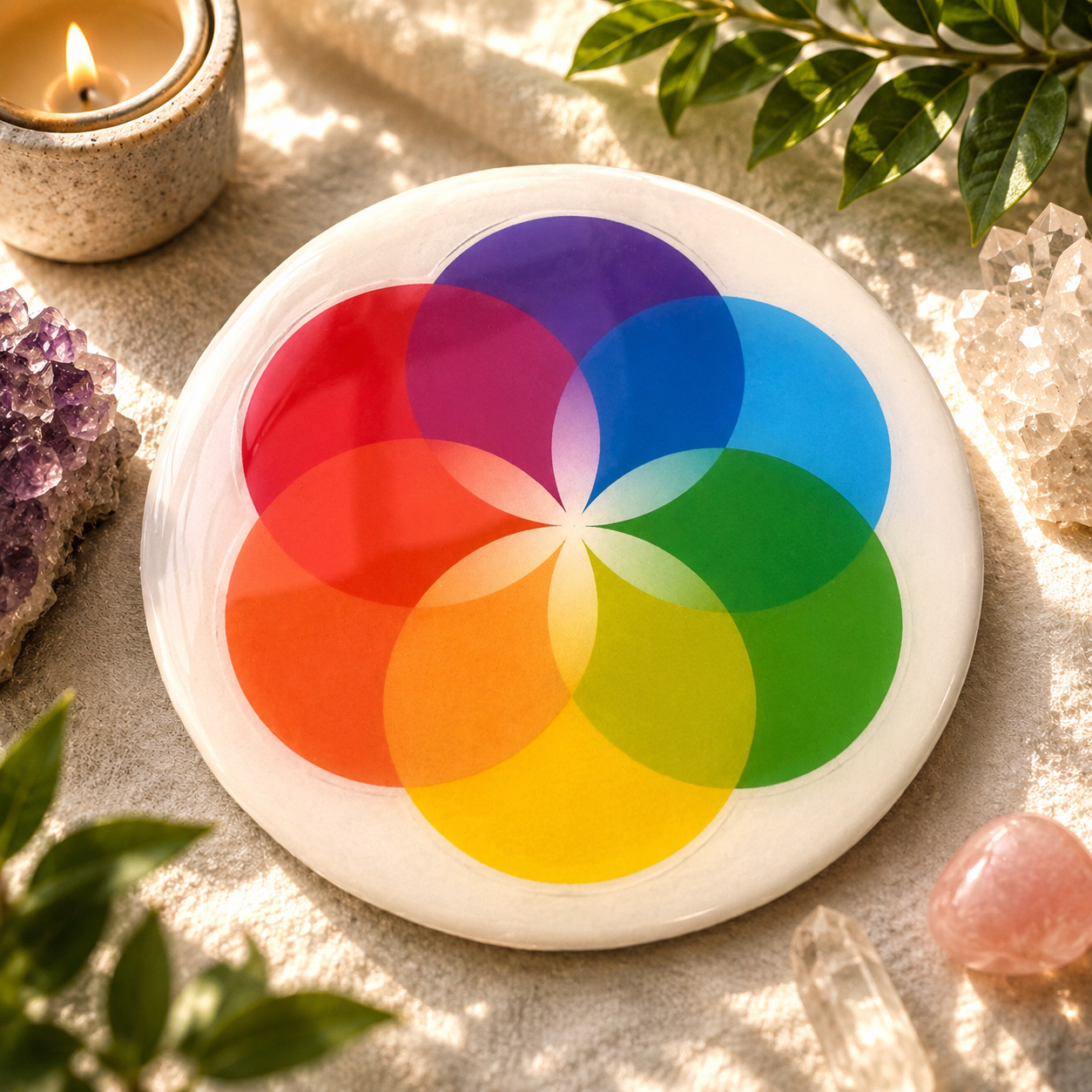 Flower of Life Ritual Tray