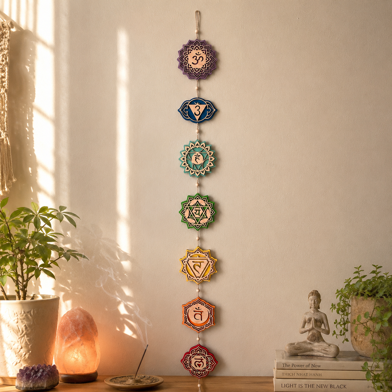 Seven Chakra Harmony Wall Hanging