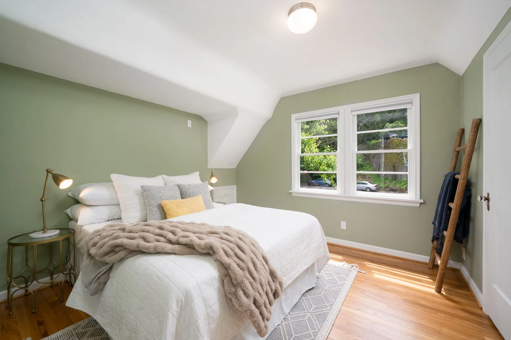 Cape Cod Revival home Portland staging by Agape Home Co