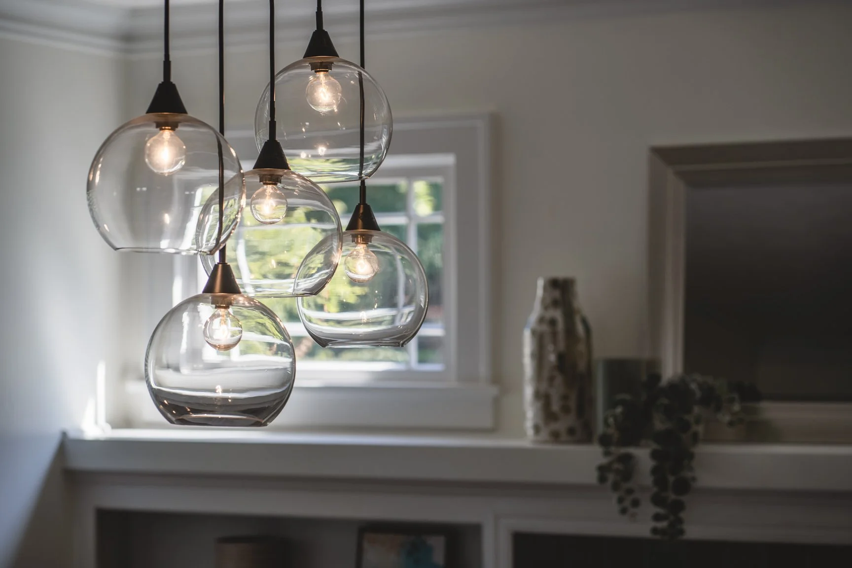 Details of staged American Foursquare Style home Staged by Agape Home Co in Portland, OR.