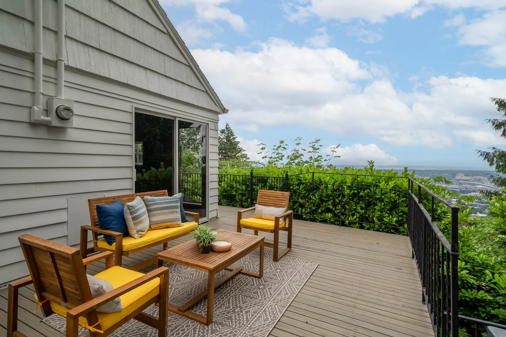 Cape Cod Revival home Portland staging by Agape Home Co