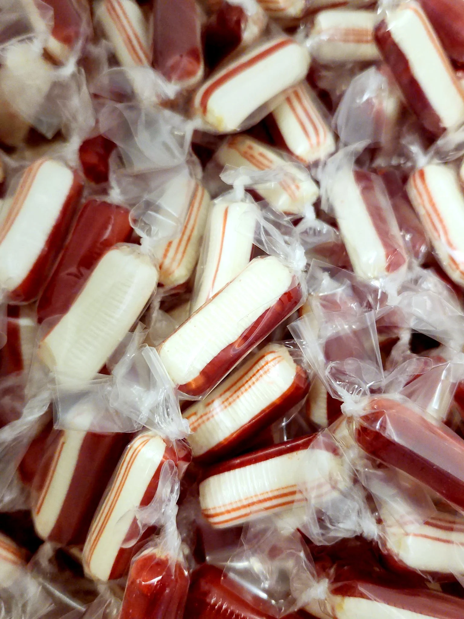 Peppermint Hard Candy Drop Twists