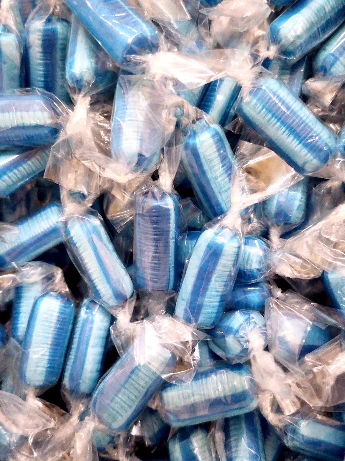 Blue Raspberry Hard Candy Drop Twists