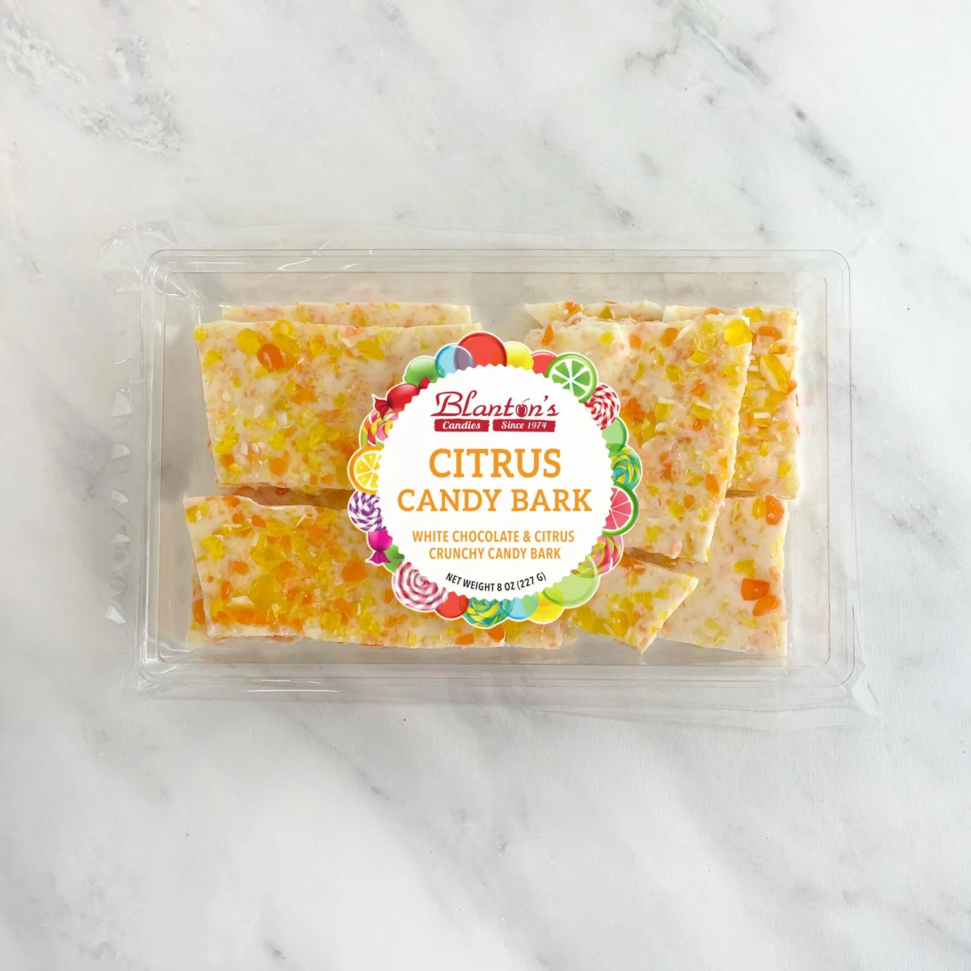 Citrus Candy Bark