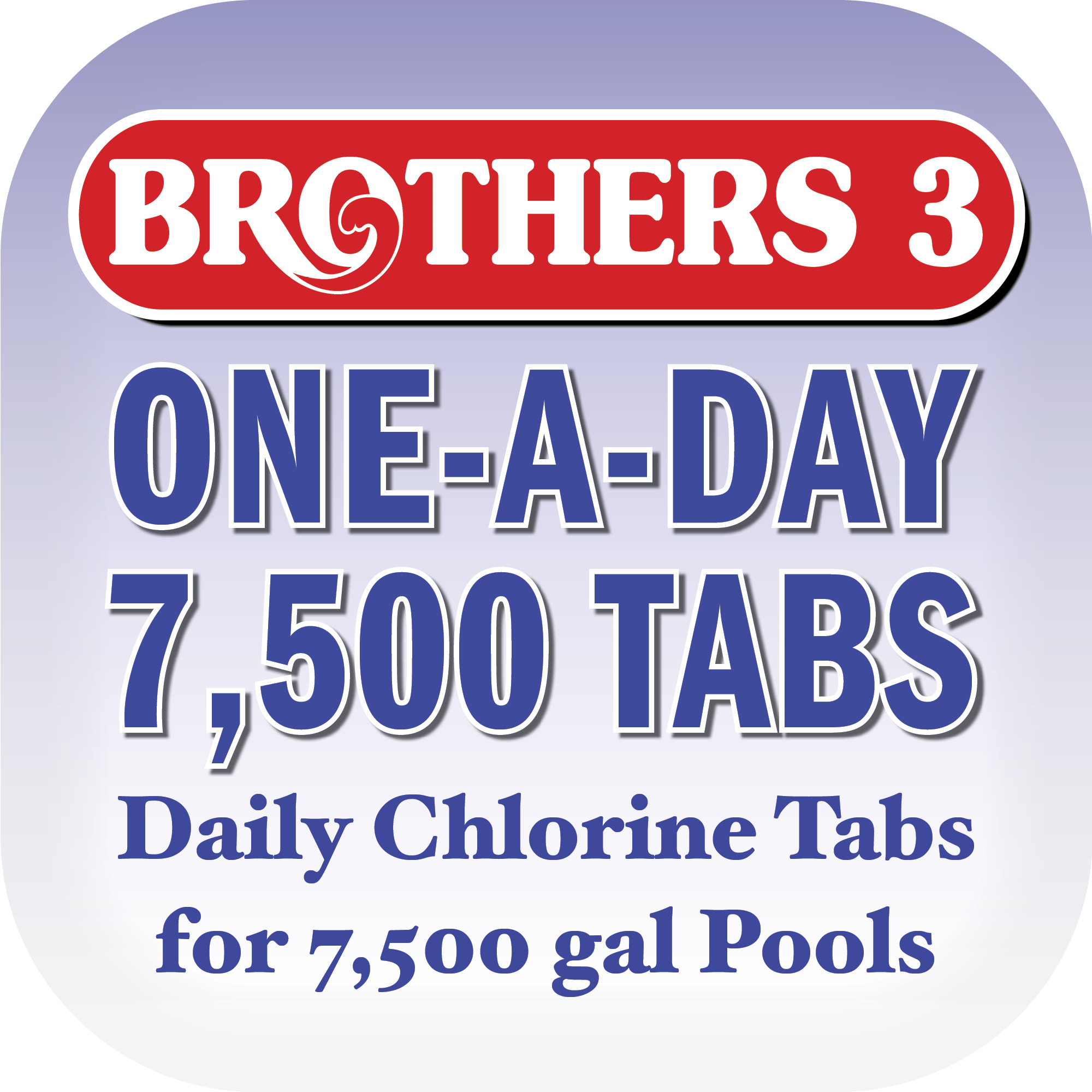 One-A-Day Tabs - for 7,500 Gallon Pools